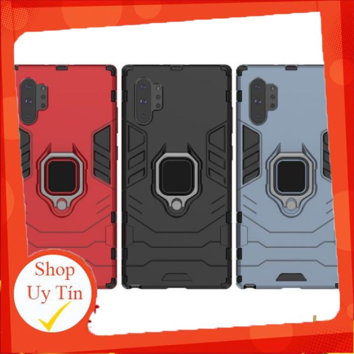 Ốp lưng Samsung Galaxy Note 10 Plus chống sốc Iron Man Iring cao cấp siêu bền