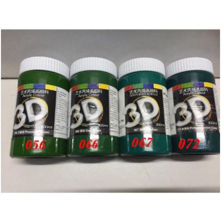 Màu acrylic 3D 300 ml