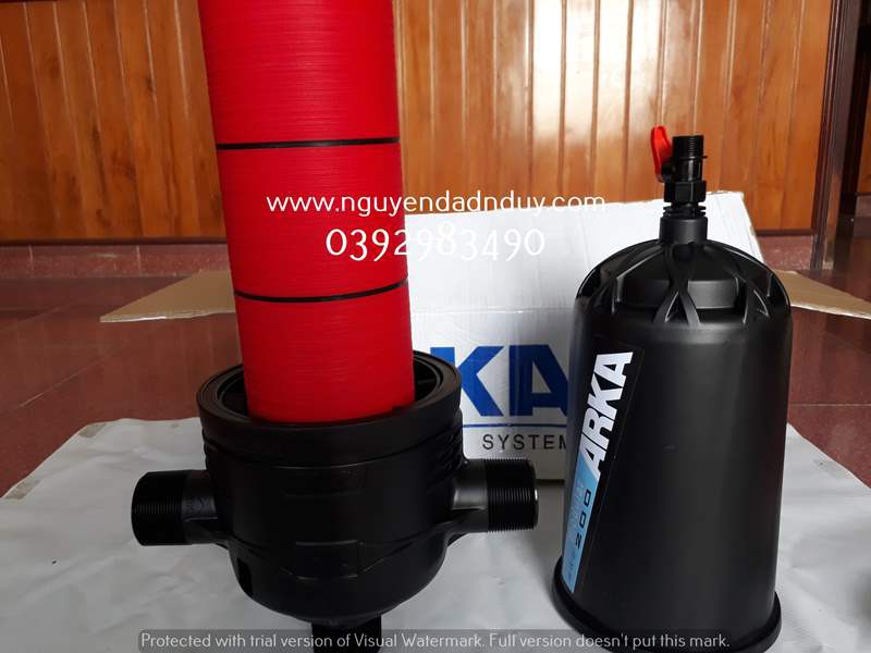 Bộ lọc đĩa phi T 60mm ARKA 3 tầng lọc Modular 200