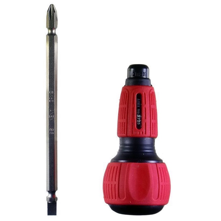 Tô vít 2 đầu +2-6x135mm No.3775 Anex- tô vít đa năng- tô vít nhỏ- tô vít 2 đầu- tô vít điện- tô vít 4 cạnh- tô vít Nhật Bản - No.3775