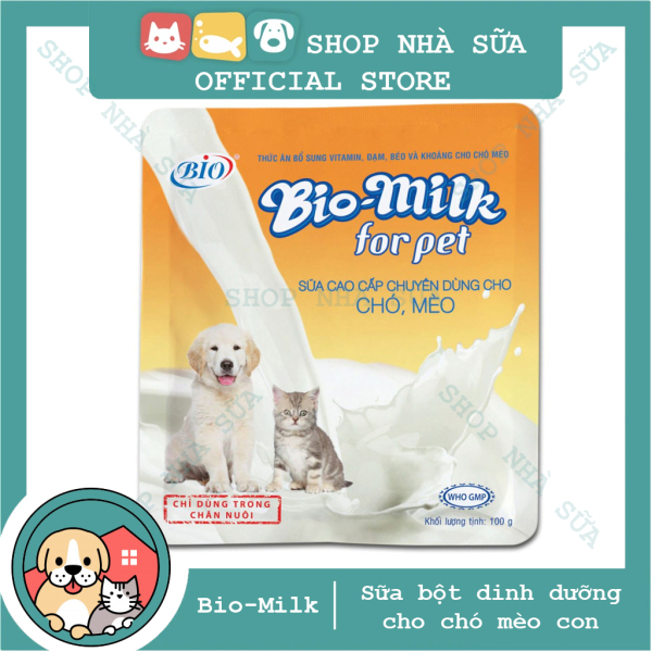 Sữa Bột Dinh Dưỡng Cho Chó Mèo Con - Bio Milk For Pet