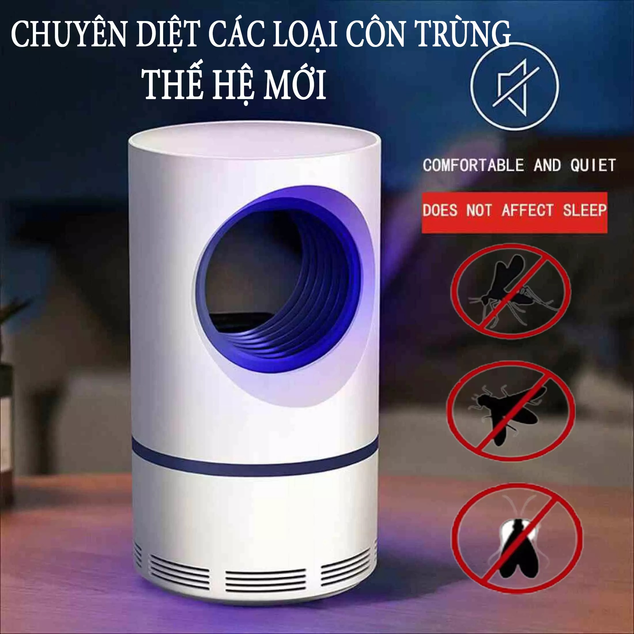[HCM]Đèn Bắt Muỗi Và Côn Trùng Thông Minh. Hiệu Quả Bắt Sạch Muỗi Trong Phòng Chỉ Sau 1 Đêm- Sản Phẩm Đã Được Kiểm Chứng - An Toàn Tuyêt Đối Cho Phòng Ngủ Của Bạn - Bảo Hành Toàn Quốc 1 Đổi 1