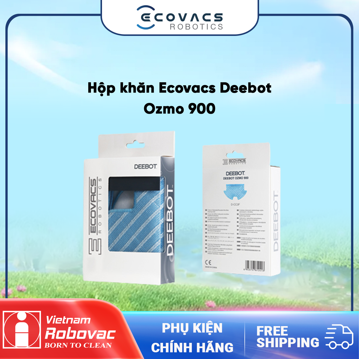 Hộp khăn Deebot OZMO 900 ( 3 cái )