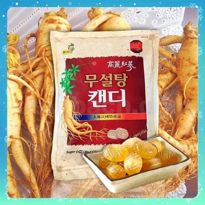 [COMBO 3 GÓI] KẸO SÂM KHÔNG ĐƯỜNG HÀN QUỐC- BỊCH 500G