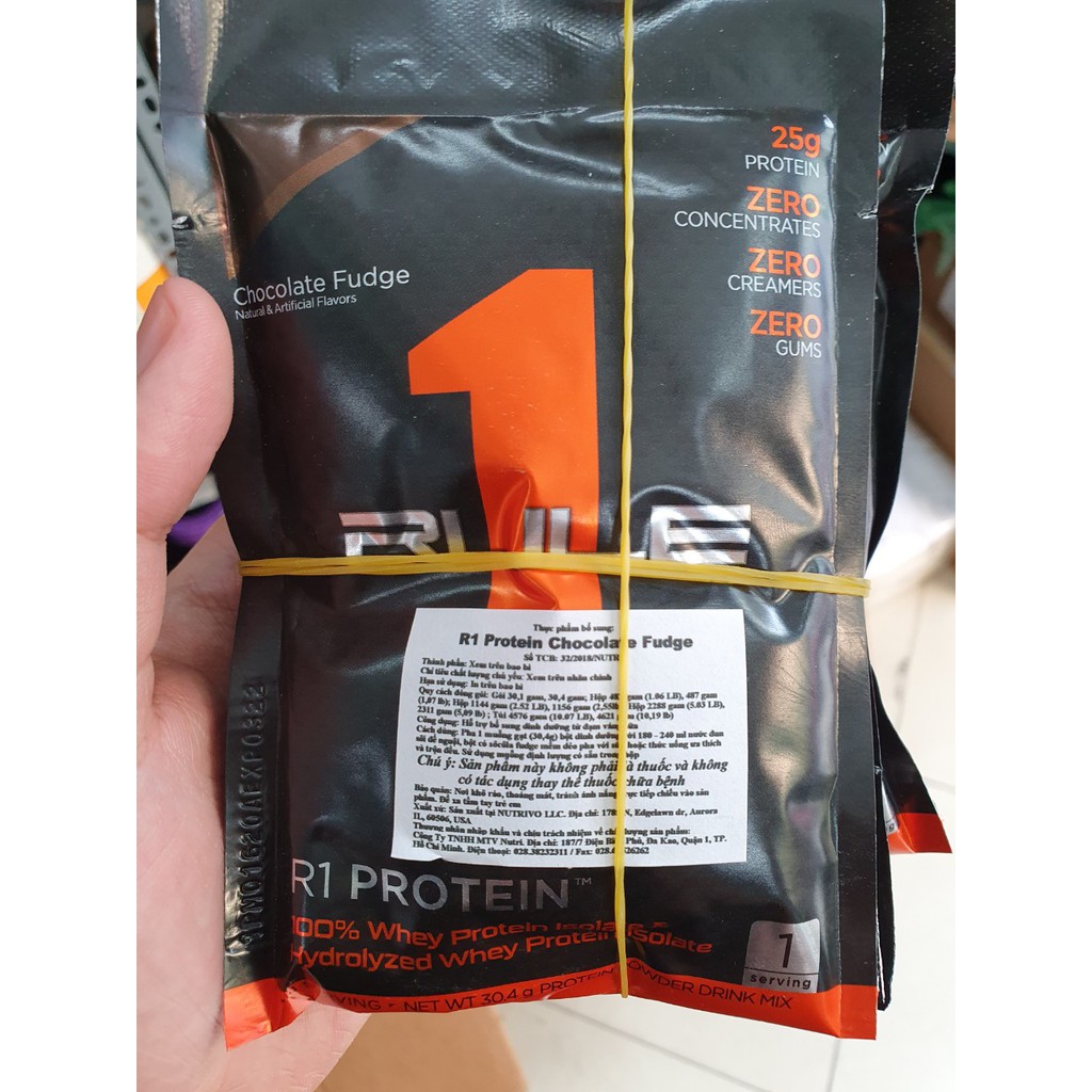 Sample Rule 1 Protein 1Sv Gói 1 Lần Whey Rule 1 Protein