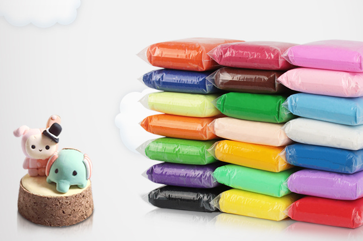 Đất Sét Nhật Làm Slime, Đất Sét Siêu Nhẹ Tự Khô Loại 100g, 50g