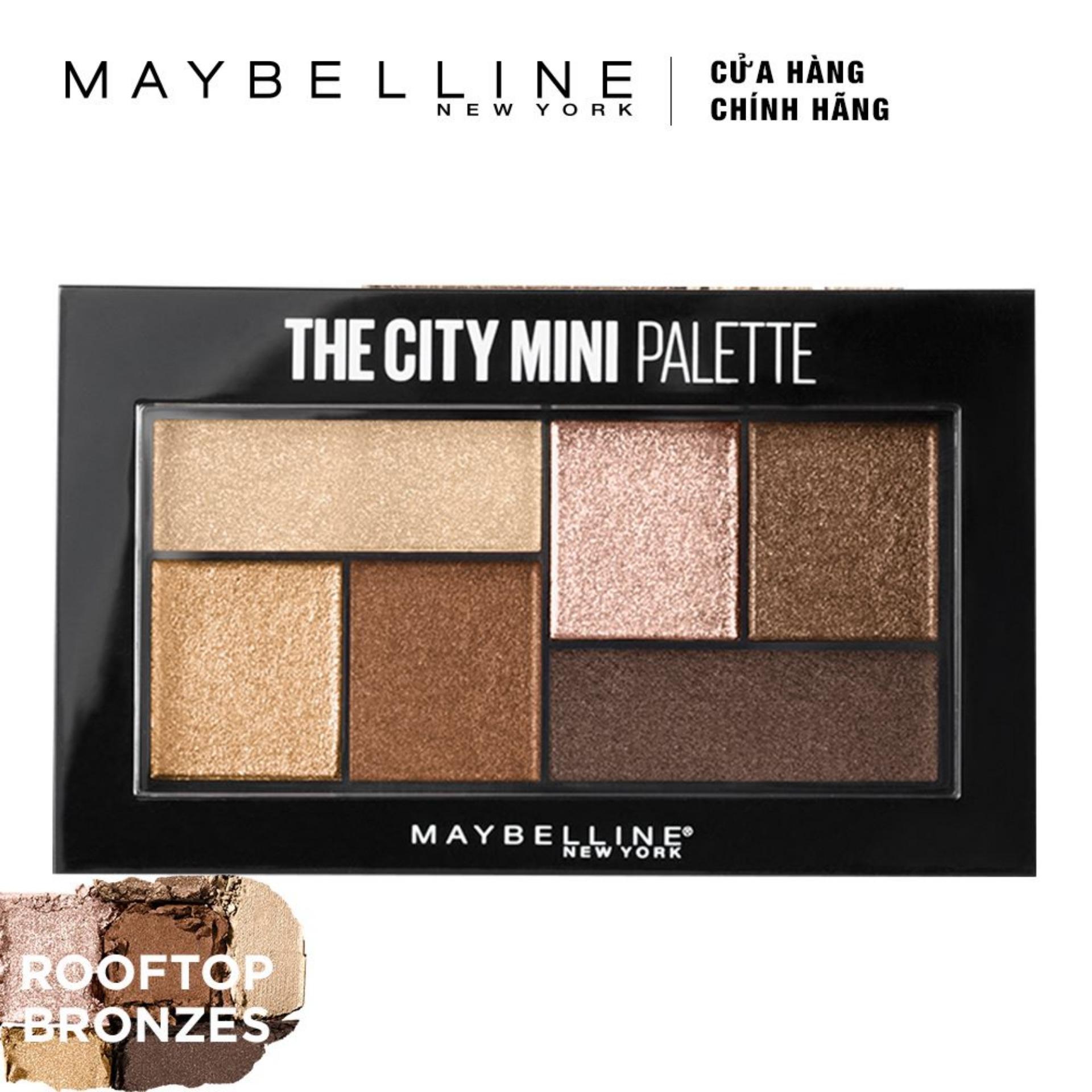 Bảng phấn mắt 6 ô Maybelline New York The City Mini Eyeshadow Palette 6.1g tốt nhất