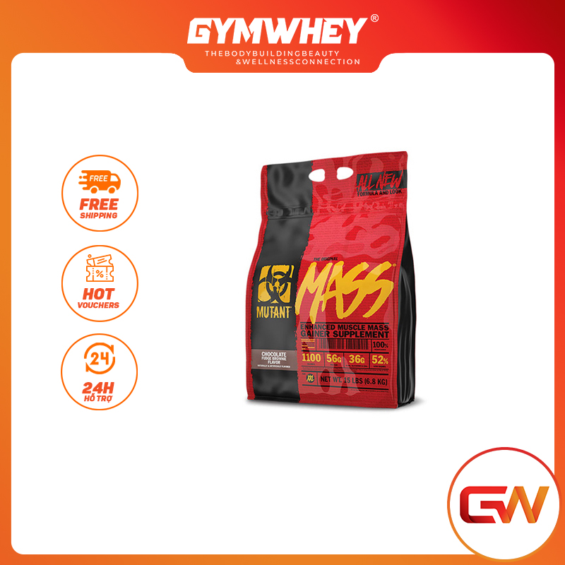 Sữa Tăng Cân Nhanh MUTANT MASS 15 LBS (6.8 kg)