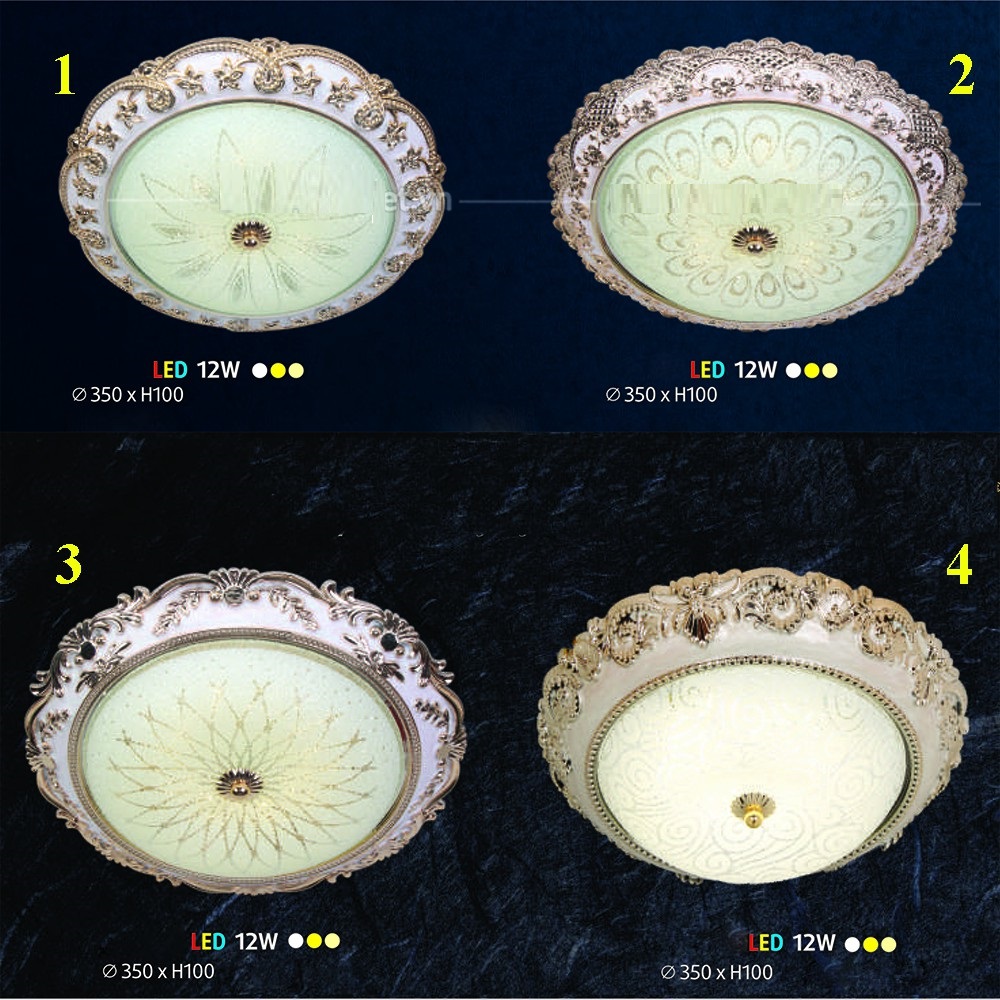 [HCM]Đèn Mâm Led Ốp Trần Ban Công 3 chế độ sáng