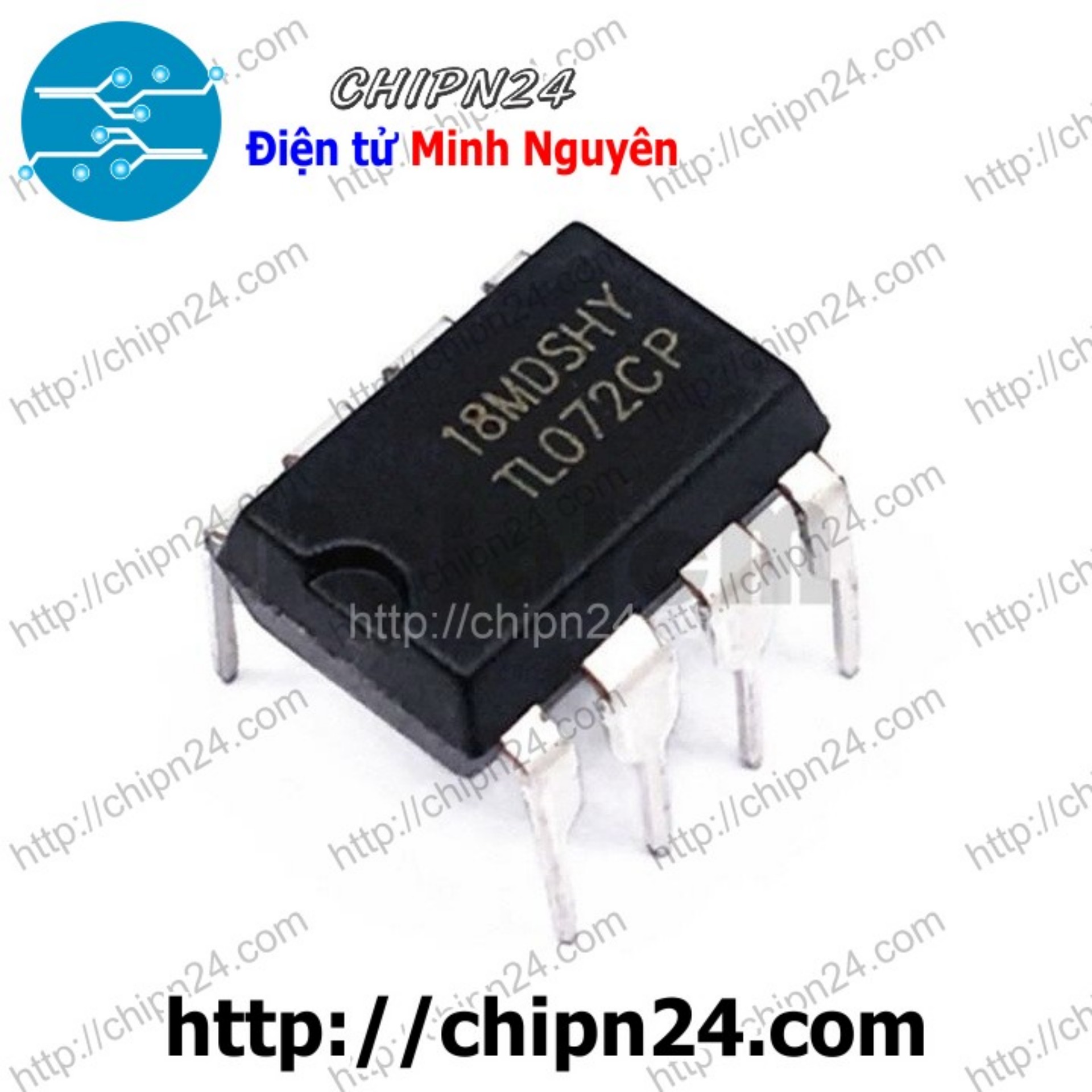[1 con] (DIP) IC TL072 DIP-8 (Hàng Tốt) (TL072CP 072)