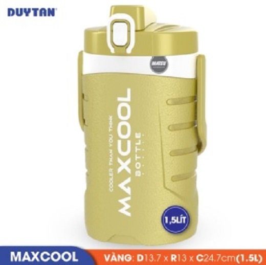 [HÀNG SẴN HCM] [HCM][FREESHIP][LOẠI 1.5 LÍT - MAXCOOL] Bình đựng nước MaxCool 1.5 Lít có vòi tiện dụng. Bình đựng đá. Bình giữ nhiệt 1.5 L