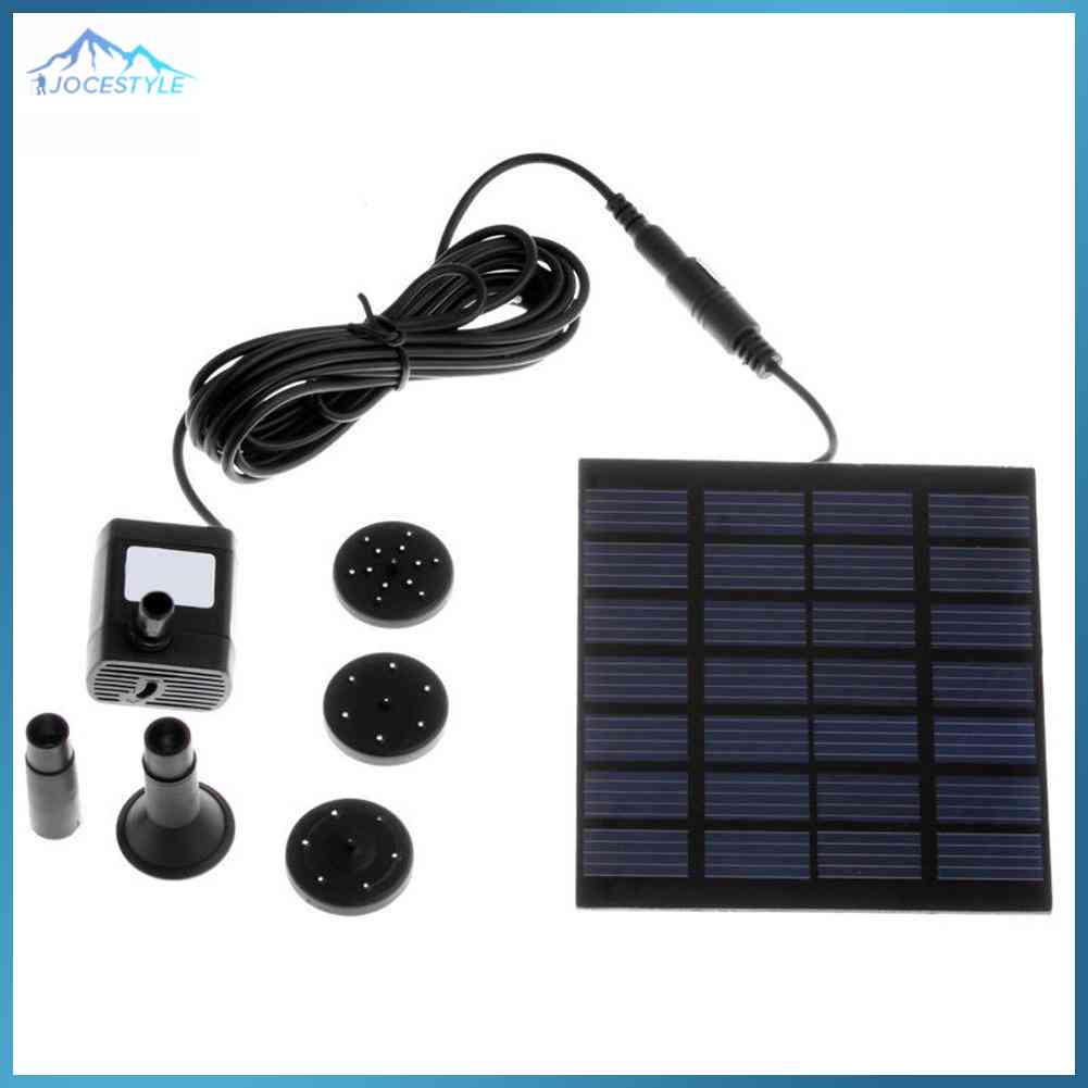 Solar Power Fountain Water Pump Panel Kit Pool Garden Brushless Waterpump