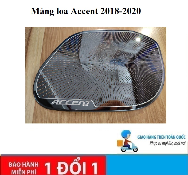 [Hỗ trợ lắp đặt khách Hà Nội] Màng loa Accent 2018-2020 - ốp màng loa titan Accent