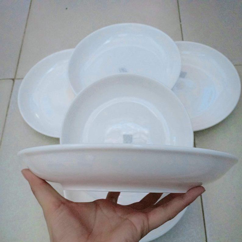 set 6 dĩa sứ lòng sâu 22cm
