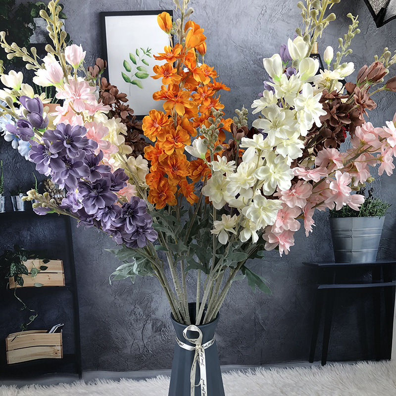 Cành Hoa Phi Yến dài 85cm Hoa Giả HL015
