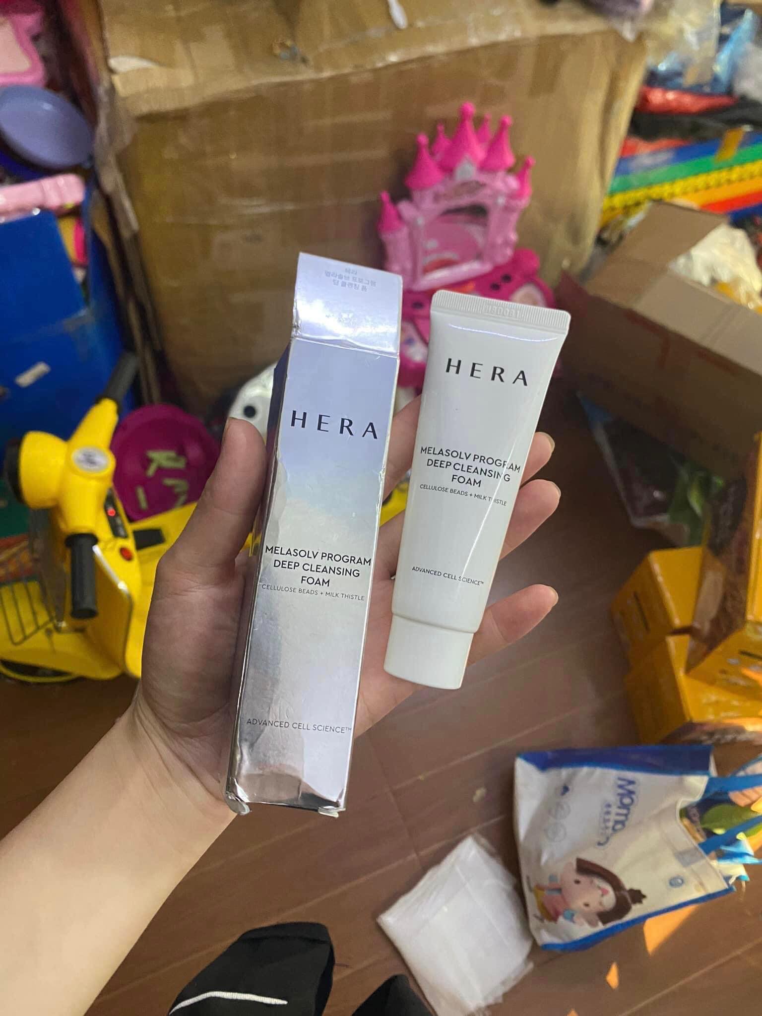 Sữa rửa mặt Hera 200g Hàn Quốc (Melasolv Program Deep Cleansing Foam) hàng chuẩn