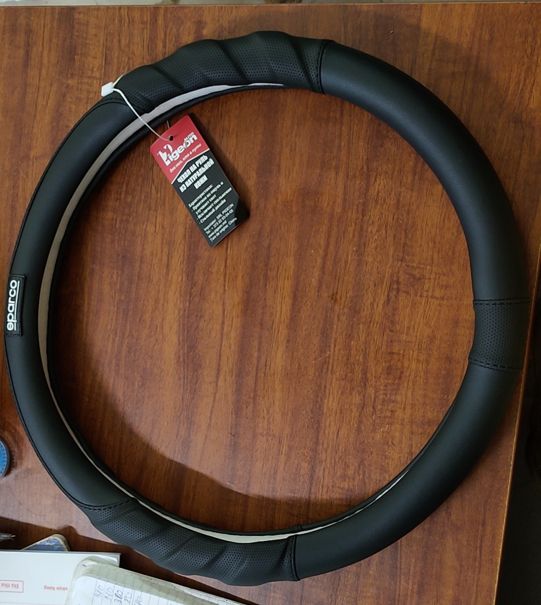 ( Phiên bản mới ) Bọc vô lăng sparco - size 38-40-42-45 - bọc vô lăng spaco carbon dáng thể thao