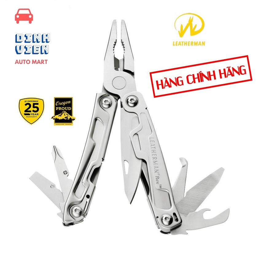 [ RẤT TIỆN ÍCH] Kìm Đa Năng Leatherman Rev 14 Tools cao cấp