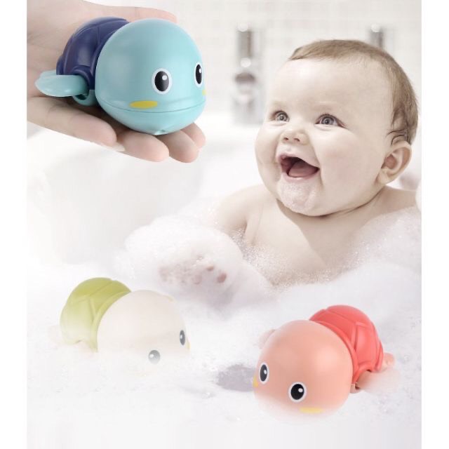 ĐỒ CHƠI HÌNH CON RÙA MINI THẢ BỒN TẮM CHO BÉ
