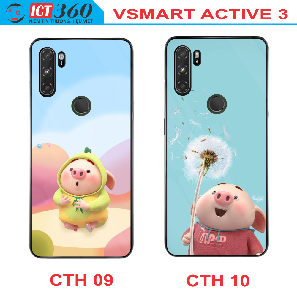 Ốp Lưng Kính VSMART ACTIVE 3 - in Theo Yêu Cầu ( Nhiều Hình)