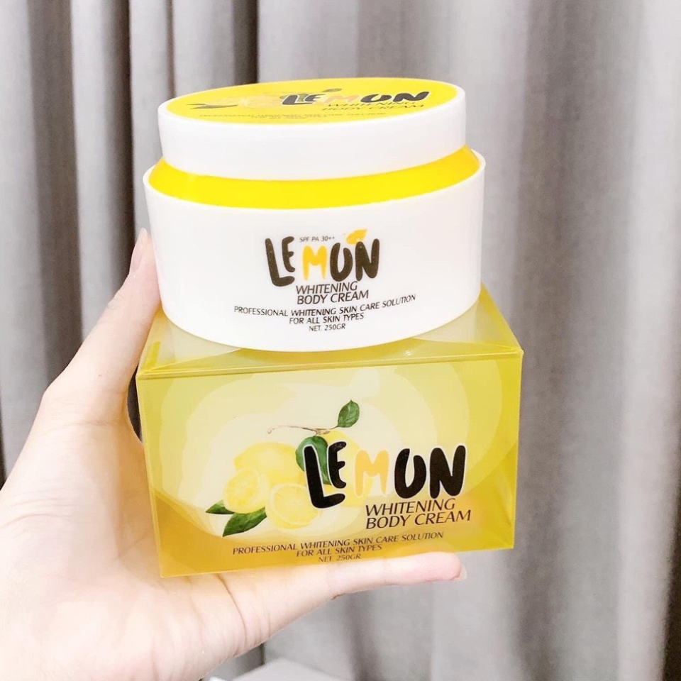 Kem body lemon chanh trắng da toàn thân 250ml
