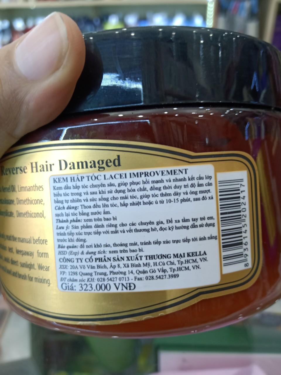 Kem hấp tóc Lacei Improvement 500ml