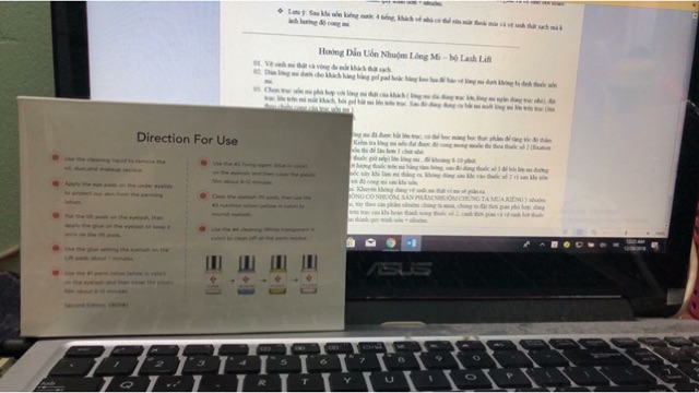 Uốn mi 6d Collagen - Lashbotox