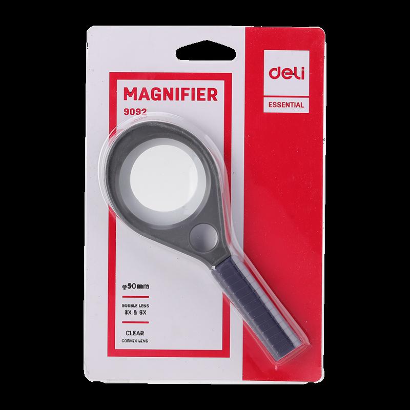 Kính lúp cầm tay 50mm deli 9092