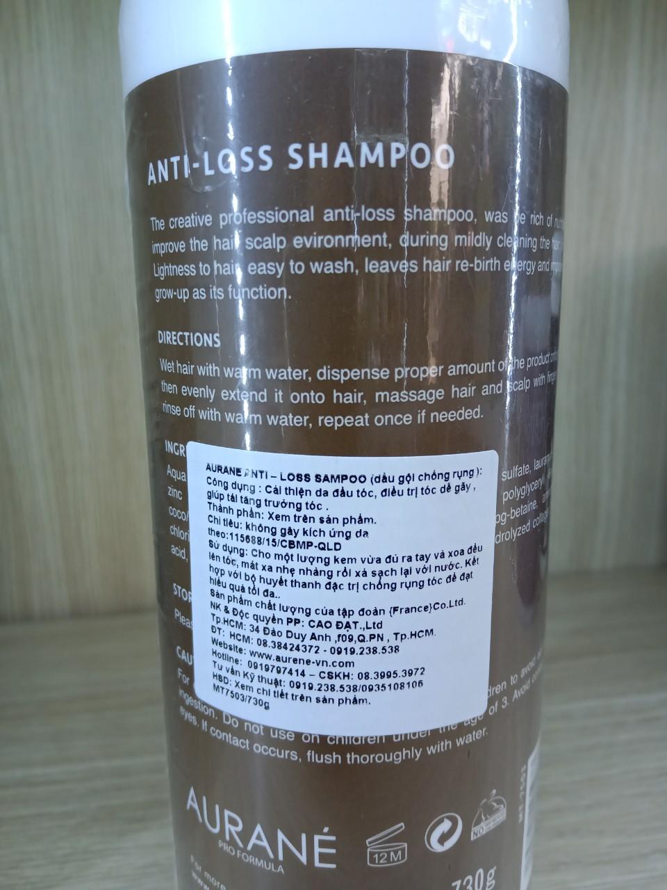 Dầu gội chống rụng tóc AURANE Shampoo 750ml