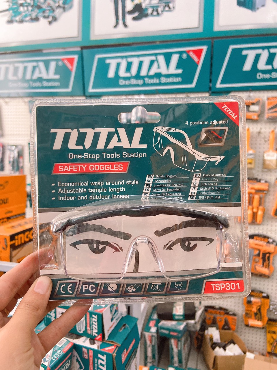KÍNH BẢO HỘ LAO ĐỘNG TOTAL TSP301