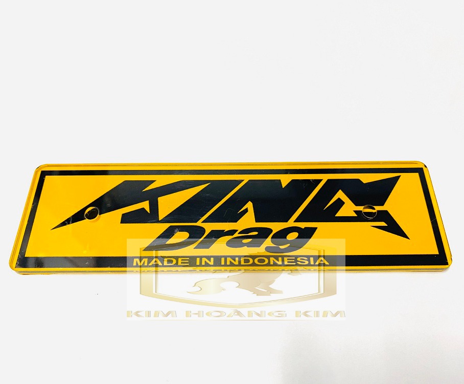 Bảng tên Thái KingDrag chữ lớn gắn mọi loại xe máy...tặng kèm Pass gắn và ốc