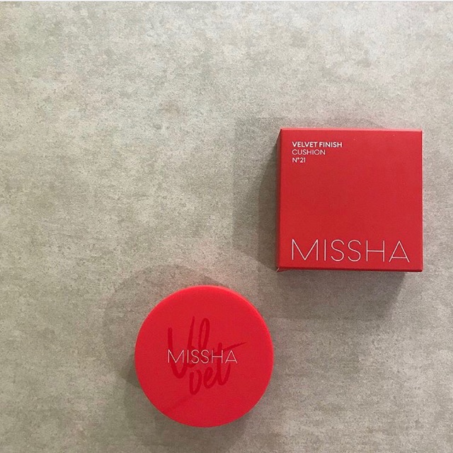 PHẤN NƯỚC MISSHA VELVET FINISH CUSHION VỎ ĐỎ