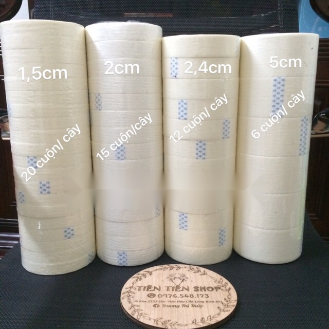 1 cây băng dính giấy viết chữ lên được
