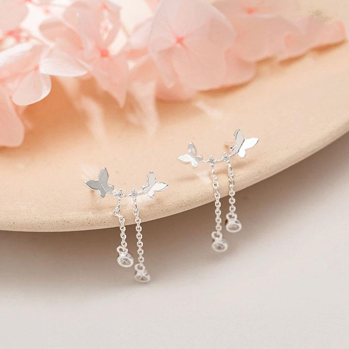 Bông Tai Bạc Nữ Xinh Xắn - Bảo Tín