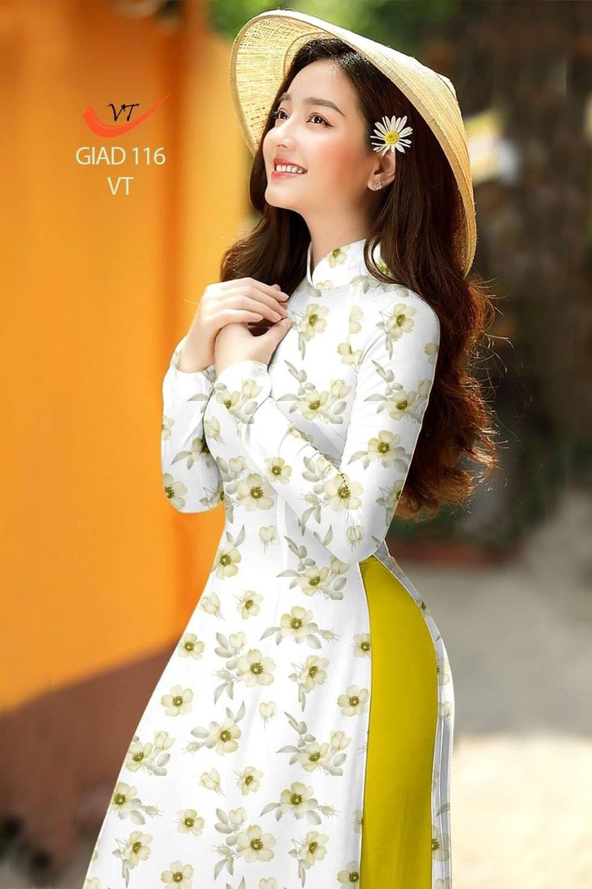 Vải áo dài in 3D VT