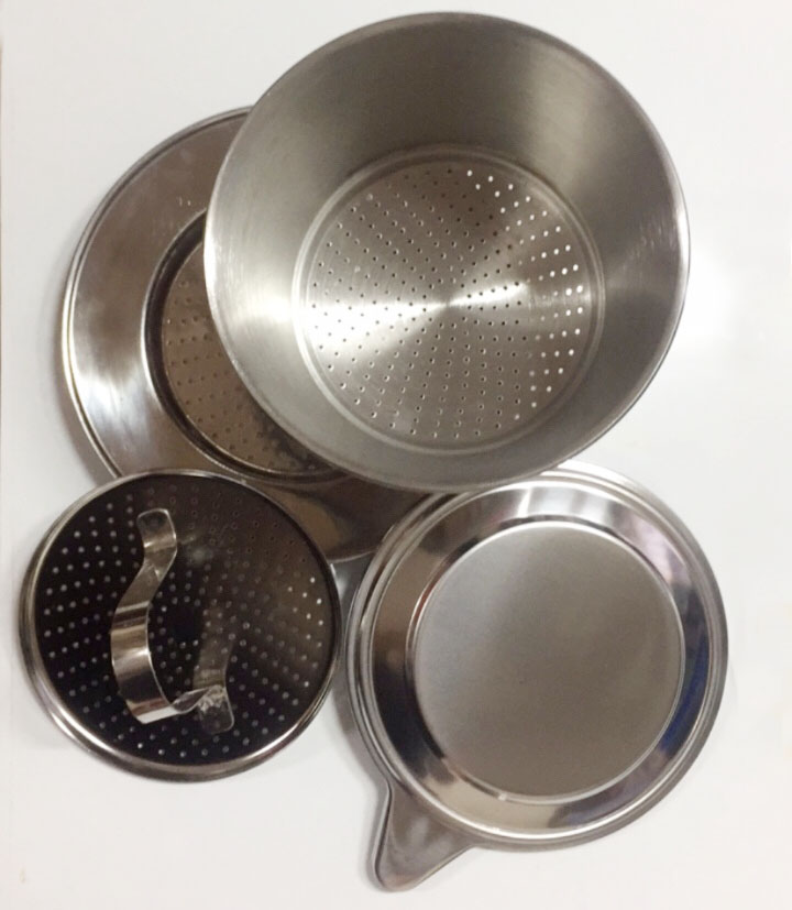 Phin 11 gài - 2 Phin Cà Phê Lớn Chất liệu Inox Thép Không Gỉ Pha 5 đến 6 Người Uống