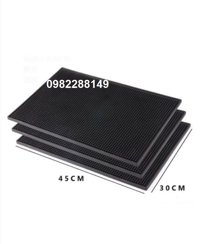 COMBO 3 THẢM LÓT CAO SU QUẦY BAR (45cm x 30 cm) - (Ảnh shop tự chụp)
