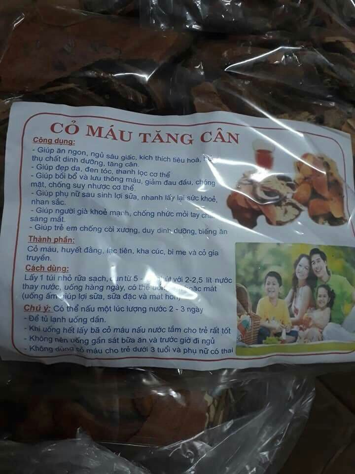 2kg cỏ máu tăng cân