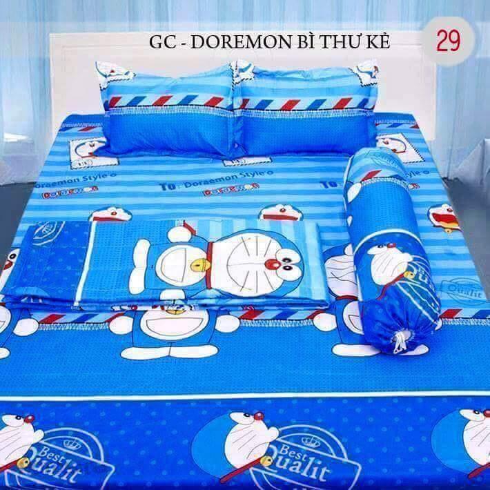BỘ CHĂN RA POLY 5 MÓN - NGUYÊN SET ( 1 Drap + 2 Vỏ Gối Nằm + 1 Chăn Hè + 1 Vỏ Gối Ôm )
