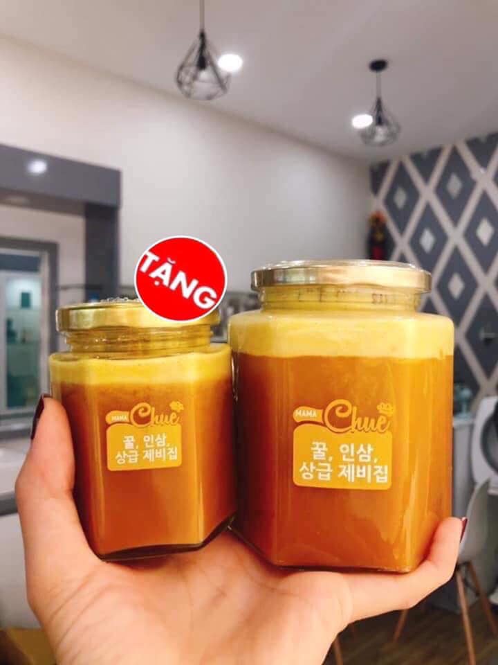 [HCM]SÂM NGHỆ HỦ 500G Tặng Thêm Hủ 200G - Sâm Mật Ong Safron Mama Chuê Genie Nhập Khẩu  (Hsd: 11/2024)-Sâm Nghệ + Hủ 200G