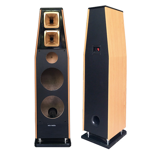 Vỏ thùng loa đứng 2 bass 20, 2 loa chép Hải Triều- 1 cặp