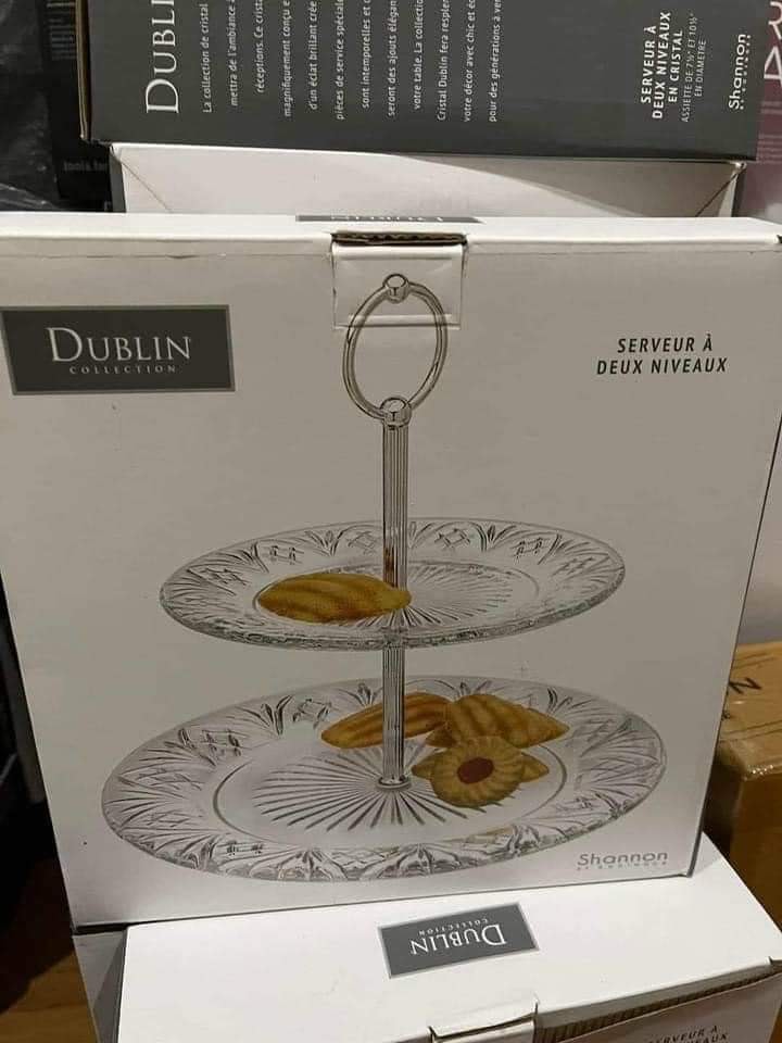 KHAY BÁNH PHA LÊ TRÒN 2 TẦNG DUBLIN