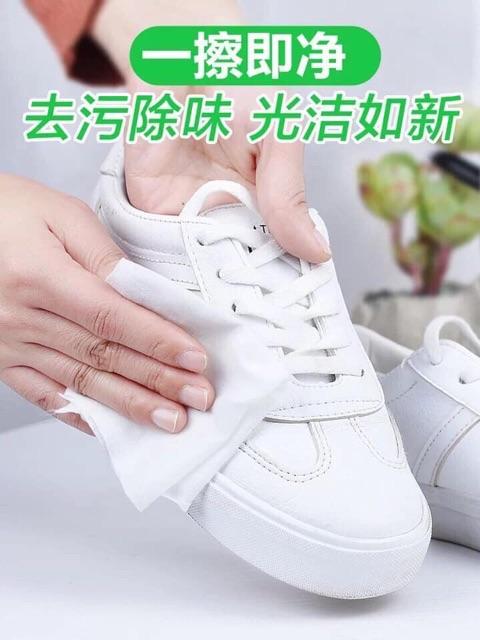 Giấy lau giày Sneaker gói 30 tờ
