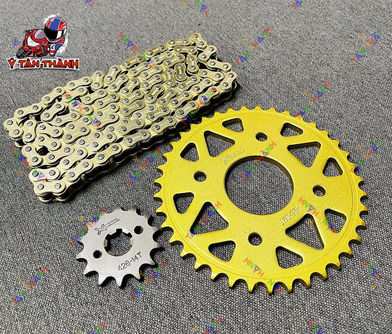 Nhông Sên Đĩa X1R Raider Satria Vàng