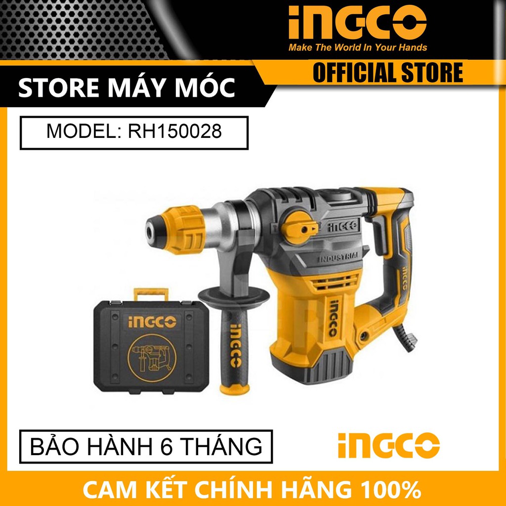 Máy khoan đục bê tông 32mm 1500w ingco rh150028- hàng chính hãng