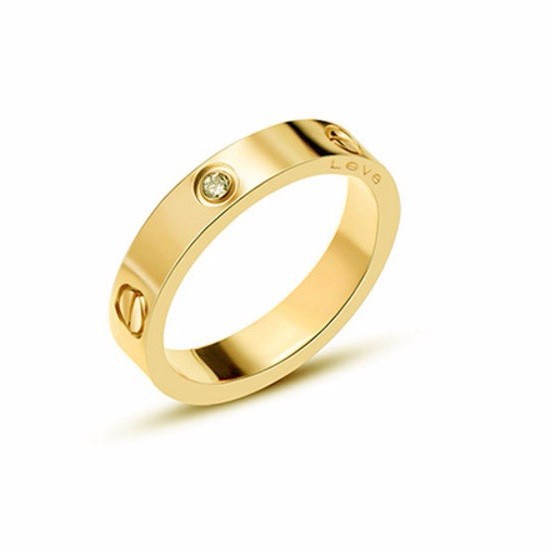 Nhẫn Love Thép Titan Ko Rỉ TT 0560