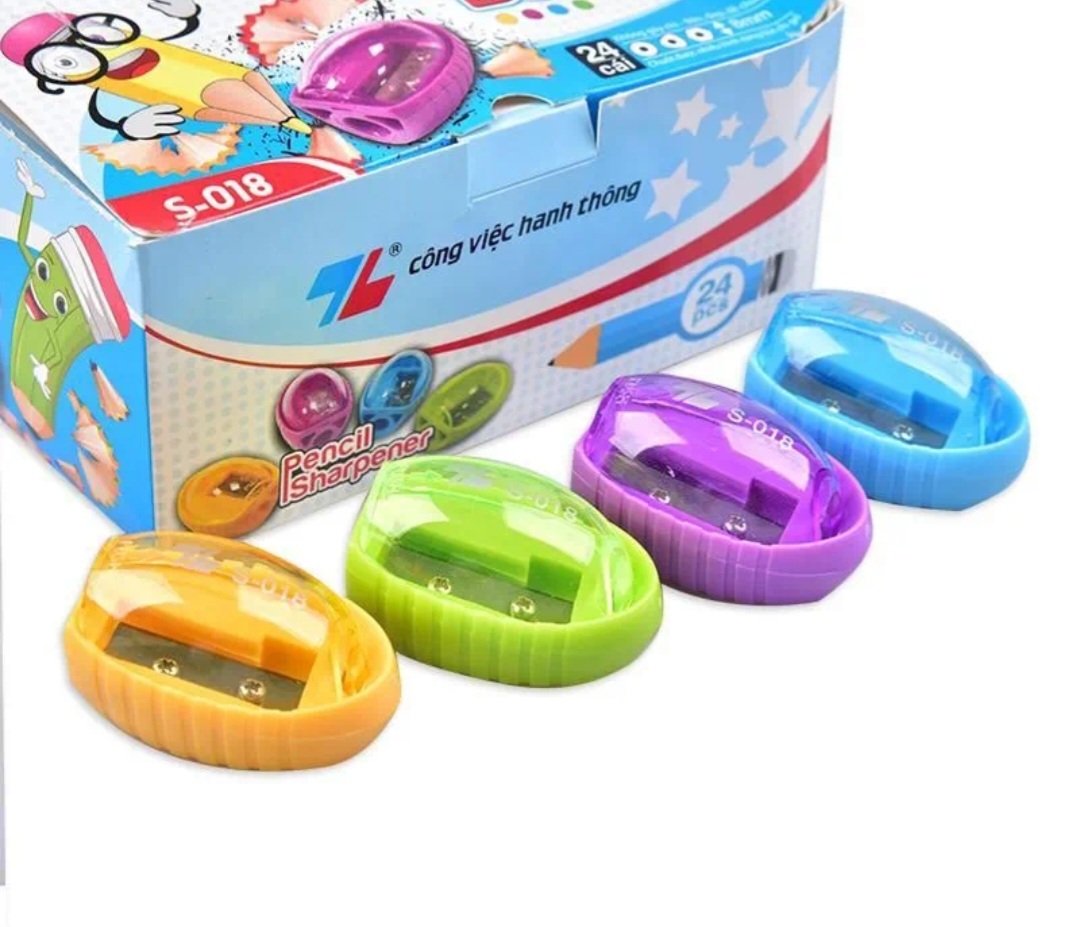 Thiên Long S-018 Multi-Color Manual Pencil Sharpener for Students