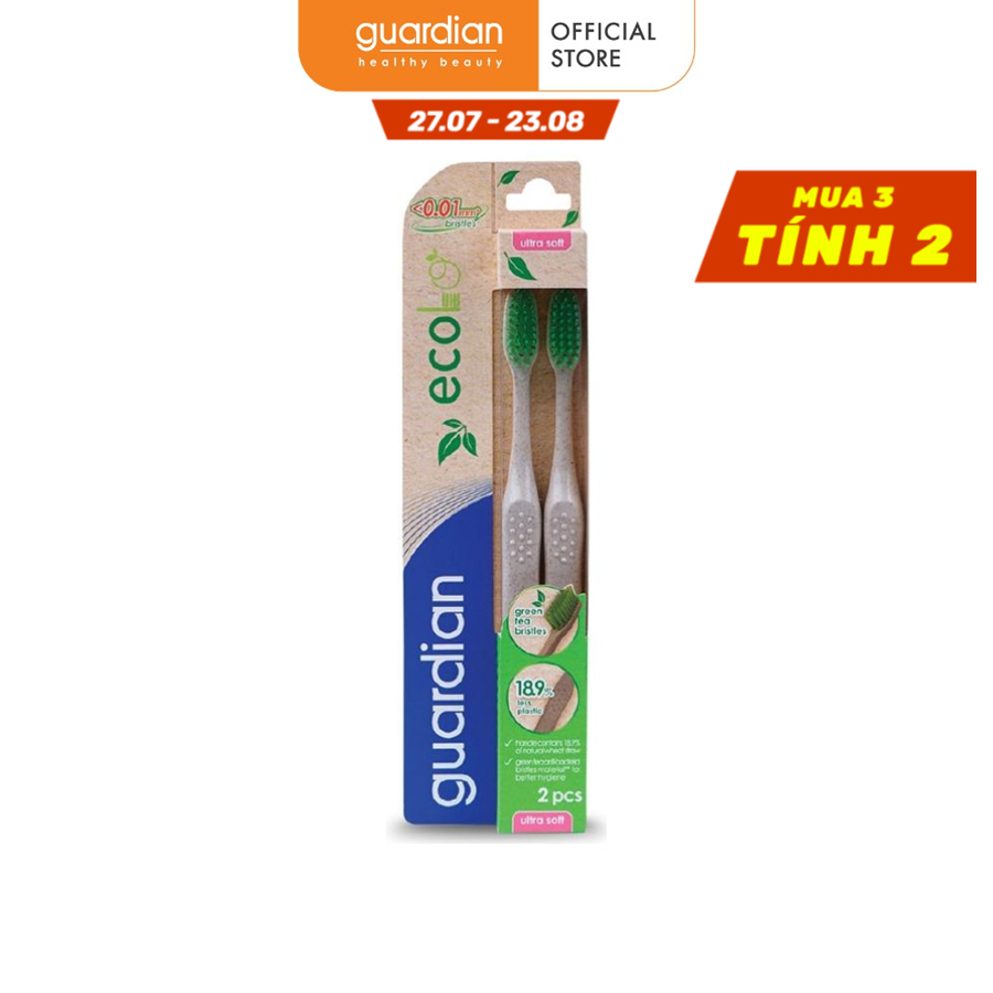[Take-out] Bàn chải đánh răng Guardian Trà xanh – 2 cây