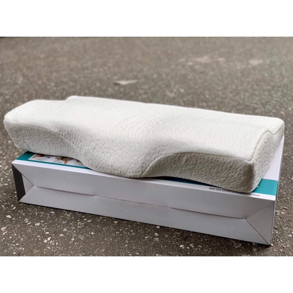 gối cong memory foam 50d lock&lock hlw114