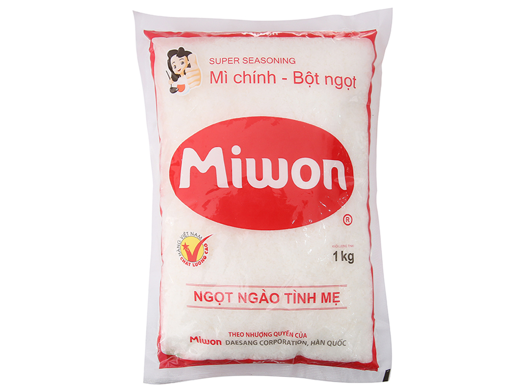 Bột ngọt Miwon gói 1kg